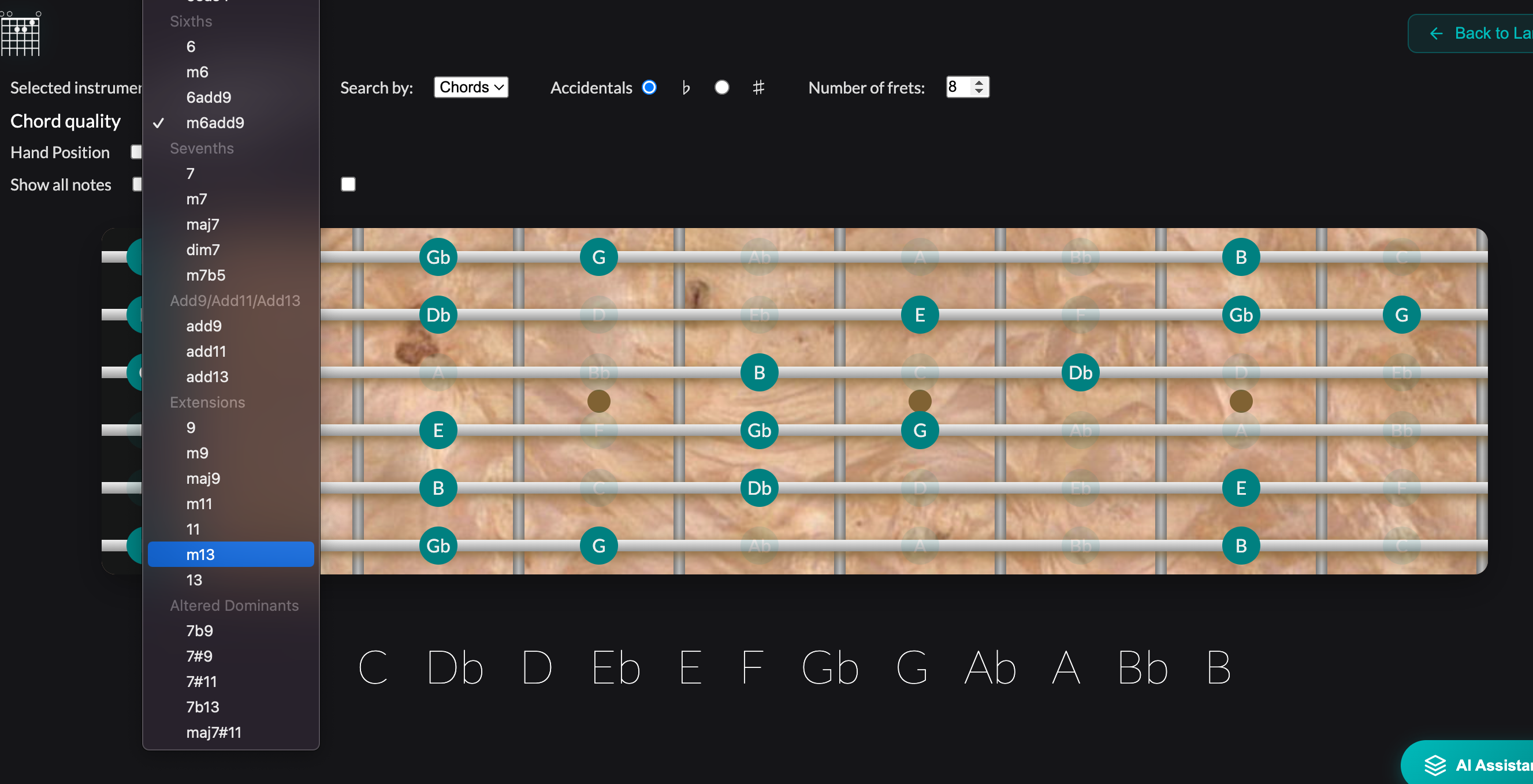 Chord Analysis