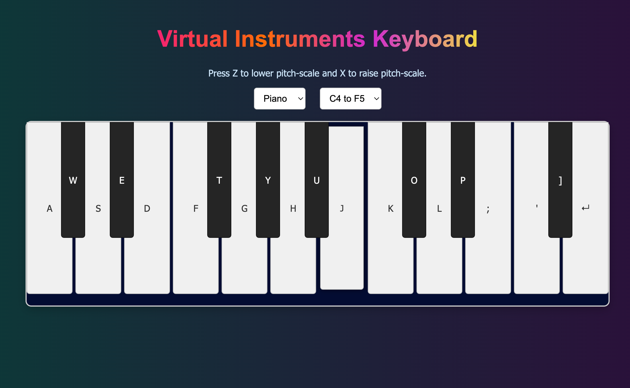 Virtual Keyboard